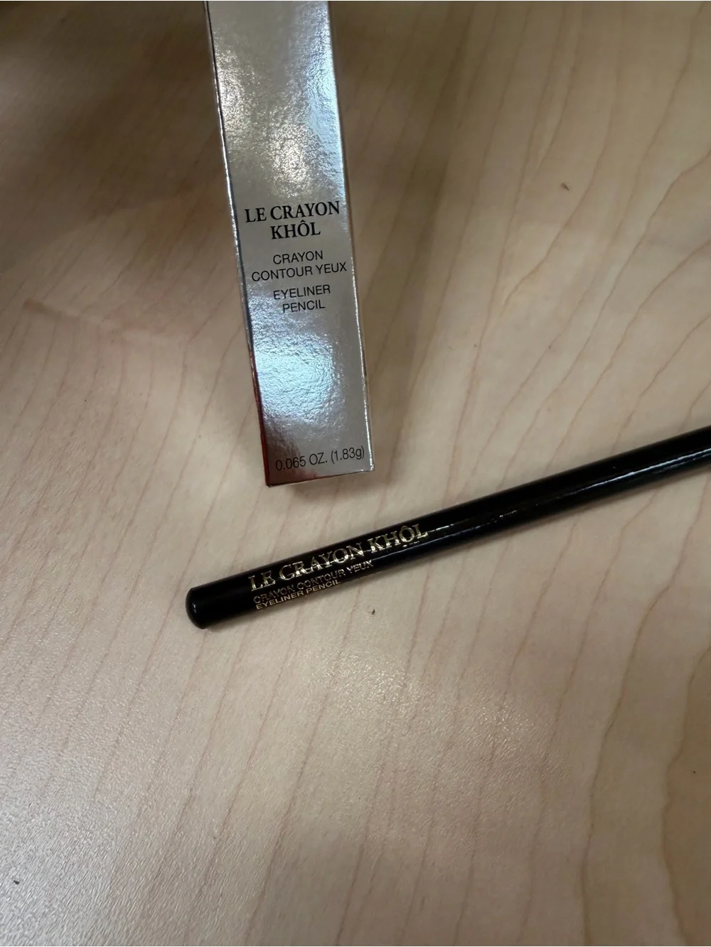 Lancome LeCrayon Krol Eyeliner Pencil 100 Black Coffee Full Size, NIB